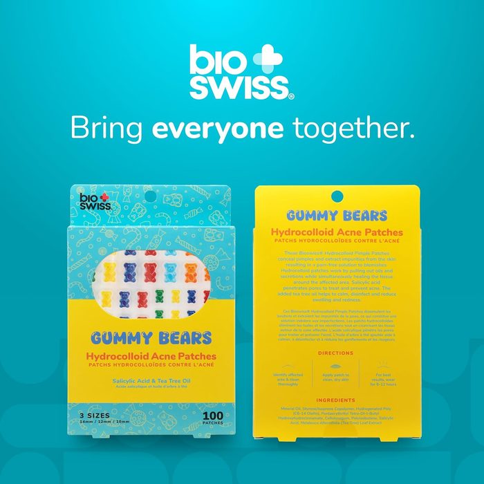 Bioswiss Glow in the Dark acne patches box
