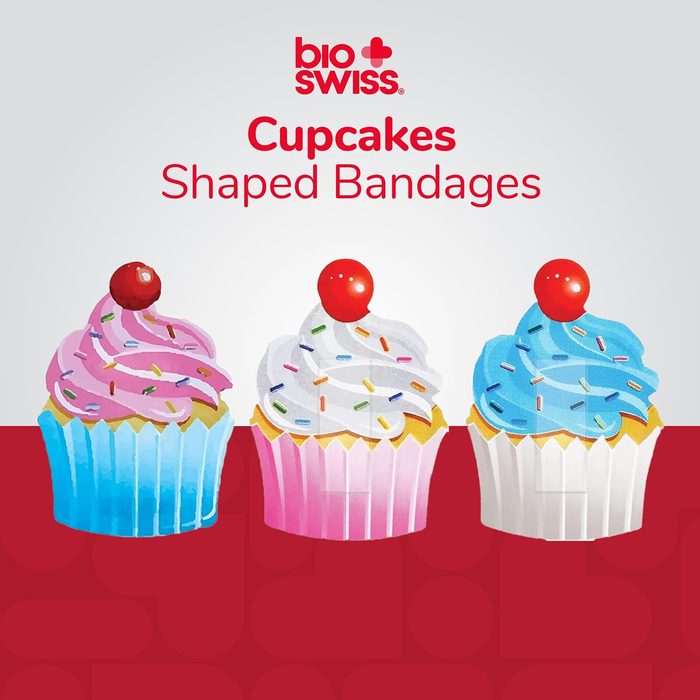 Bioswiss Cupcakes shaped bandages