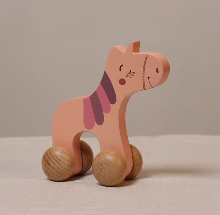 Wooden horse toy